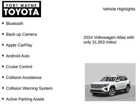 Used 2024 Volkswagen Atlas SE AWD/4WD image 7