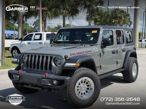 Used 2021 Jeep Wrangler Unlimited Rubicon AWD/4WD image 1