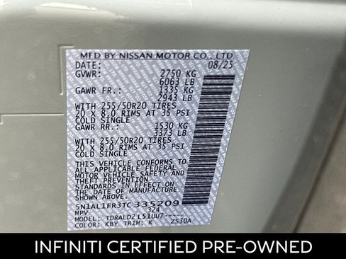 Certified 2026 INFINITI QX60 Luxe w/ Family Package image 28