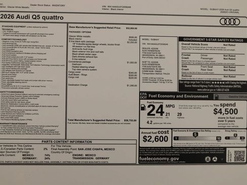 New 2026 Audi Q5 2.0T AWD/4WD image 34