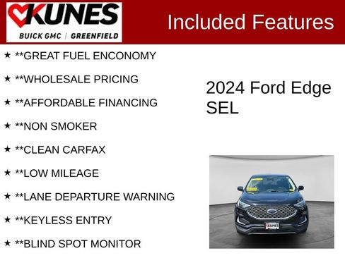 Used 2024 Ford Edge SEL AWD/4WD image 3