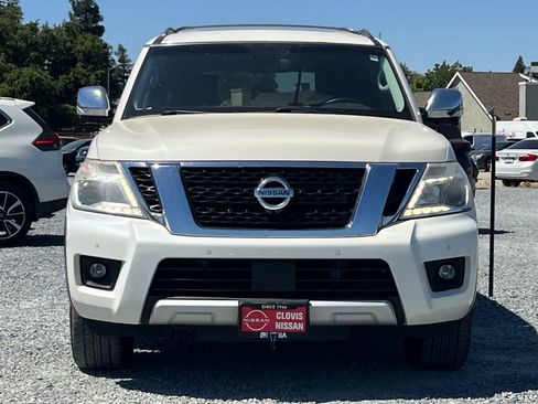 Used 2017 Nissan Armada Platinum w/ Interior Lighting Package RWD image 11