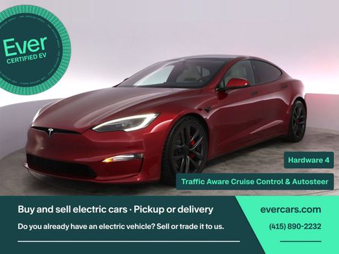 Used 2025 Tesla Model S Plaid AWD/4WD image 1
