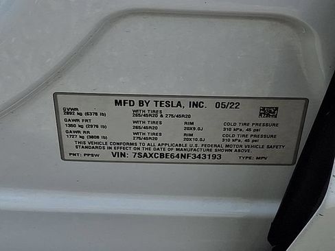 Used 2022 Tesla Model X Plaid AWD/4WD image 26