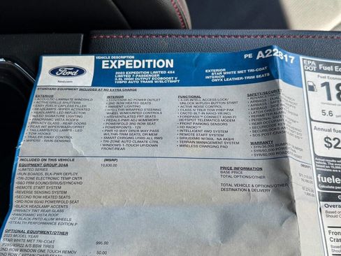 Used 2023 Ford Expedition Limited AWD/4WD image 44