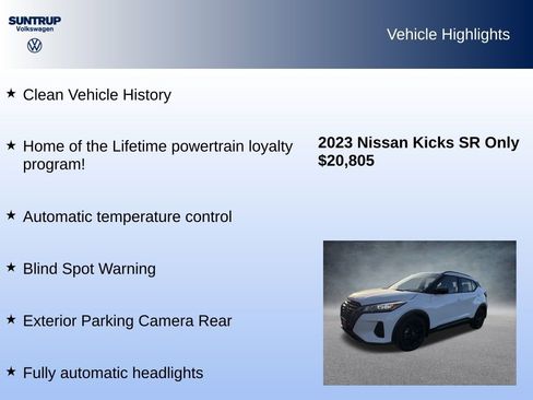Used 2023 Nissan Kicks SR image 8