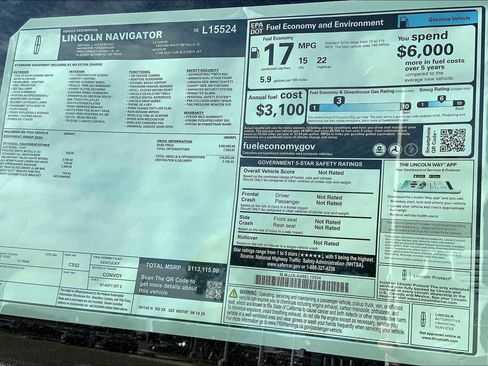 New 2025 Lincoln Navigator L Reserve w/ Jet Appearance Package image 22