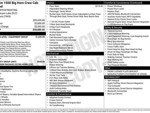 Used 2026 RAM 1500 Big Horn AWD/4WD image 4