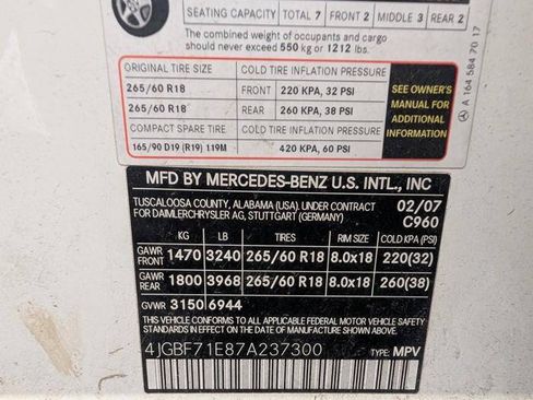 Used 2007 Mercedes-Benz GL 450 4MATIC image 44