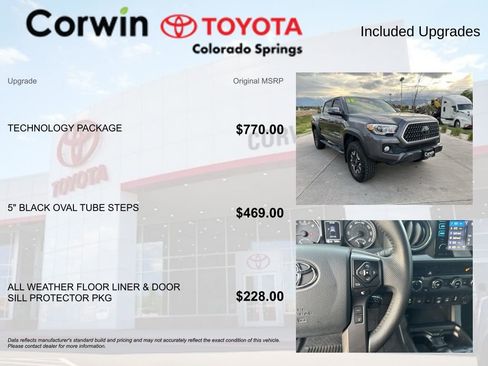 Used 2018 Toyota Tacoma TRD Off-Road w/ Technology Package AWD/4WD image 4