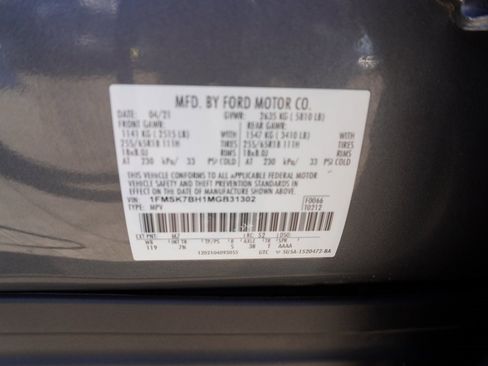 Certified 2021 Ford Explorer 2WD image 30