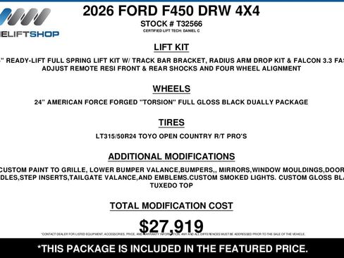 Used 2026 Ford F450 Platinum w/ Platinum Plus Package AWD/4WD image 2
