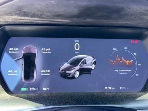 Used 2021 Tesla Model X Long Range AWD/4WD image 3