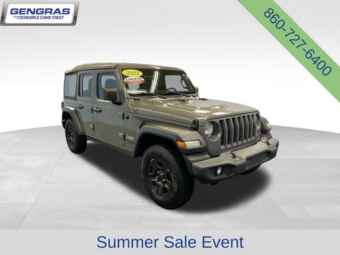 Used 2021 Jeep Wrangler Unlimited Sport AWD/4WD image 1