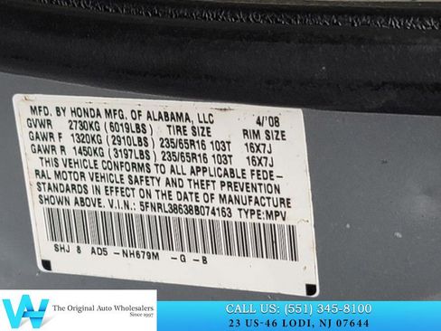 Used 2008 Honda Odyssey EX-L image 23