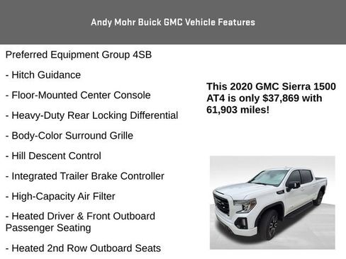 Used 2020 GMC Sierra 1500 AT4 w/ AT4 Premium Package AWD/4WD image 14