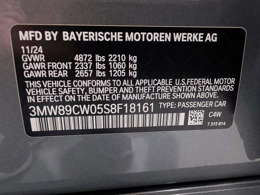Certified 2025 BMW 330i xDrive Sedan w/ Premium Package AWD/4WD image 2