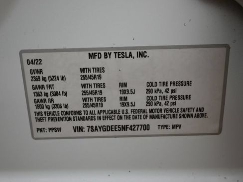 Used 2022 Tesla Model Y Long Range AWD/4WD image 44