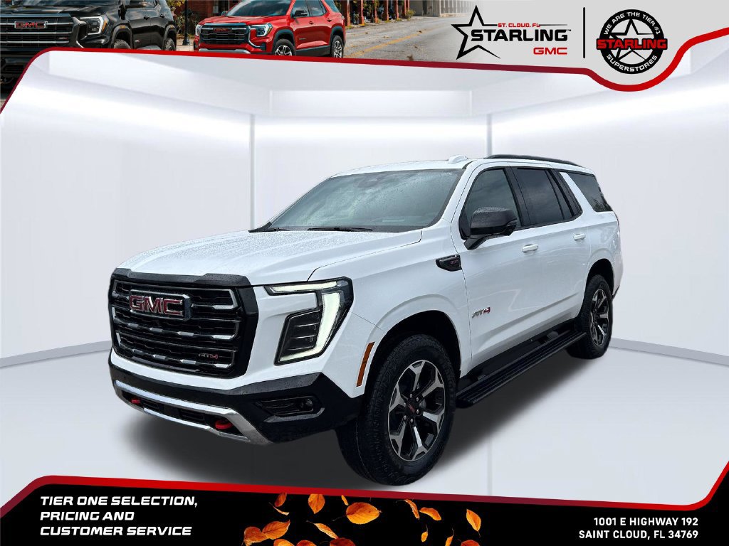 New 2026 GMC Yukon AT4 w/ AT4 Premium Package AWD/4WD 360° Tour