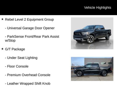 Used 2022 RAM 1500 Rebel w/ G/T Package image 31