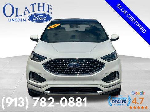 Certified 2022 Ford Edge Titanium w/ Equipment Group 301A AWD/4WD image 9