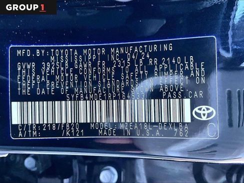 Certified 2024 Toyota Corolla LE FWD image 36