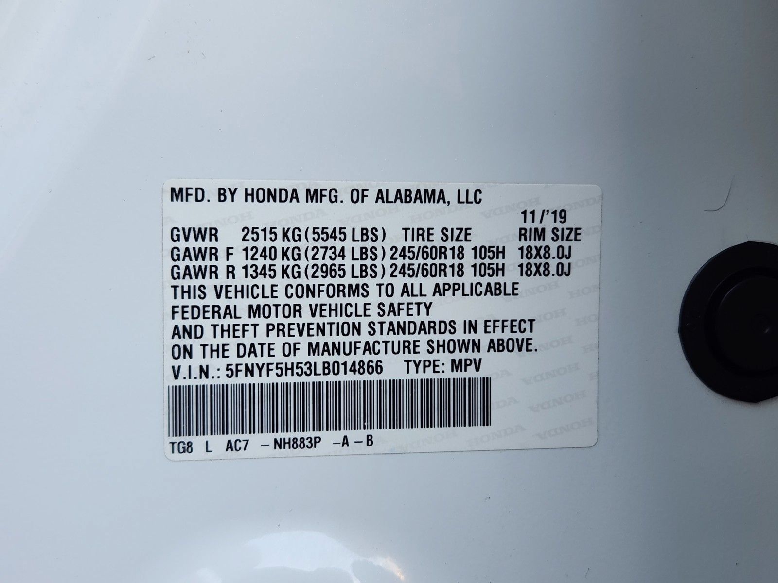 Used 2020 Honda Pilot EX-L image 32