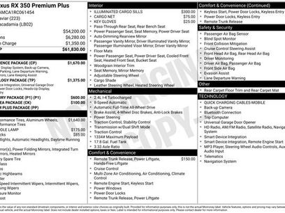 Used 2024 Lexus RX 350 Premium Plus w/ Convenience Package