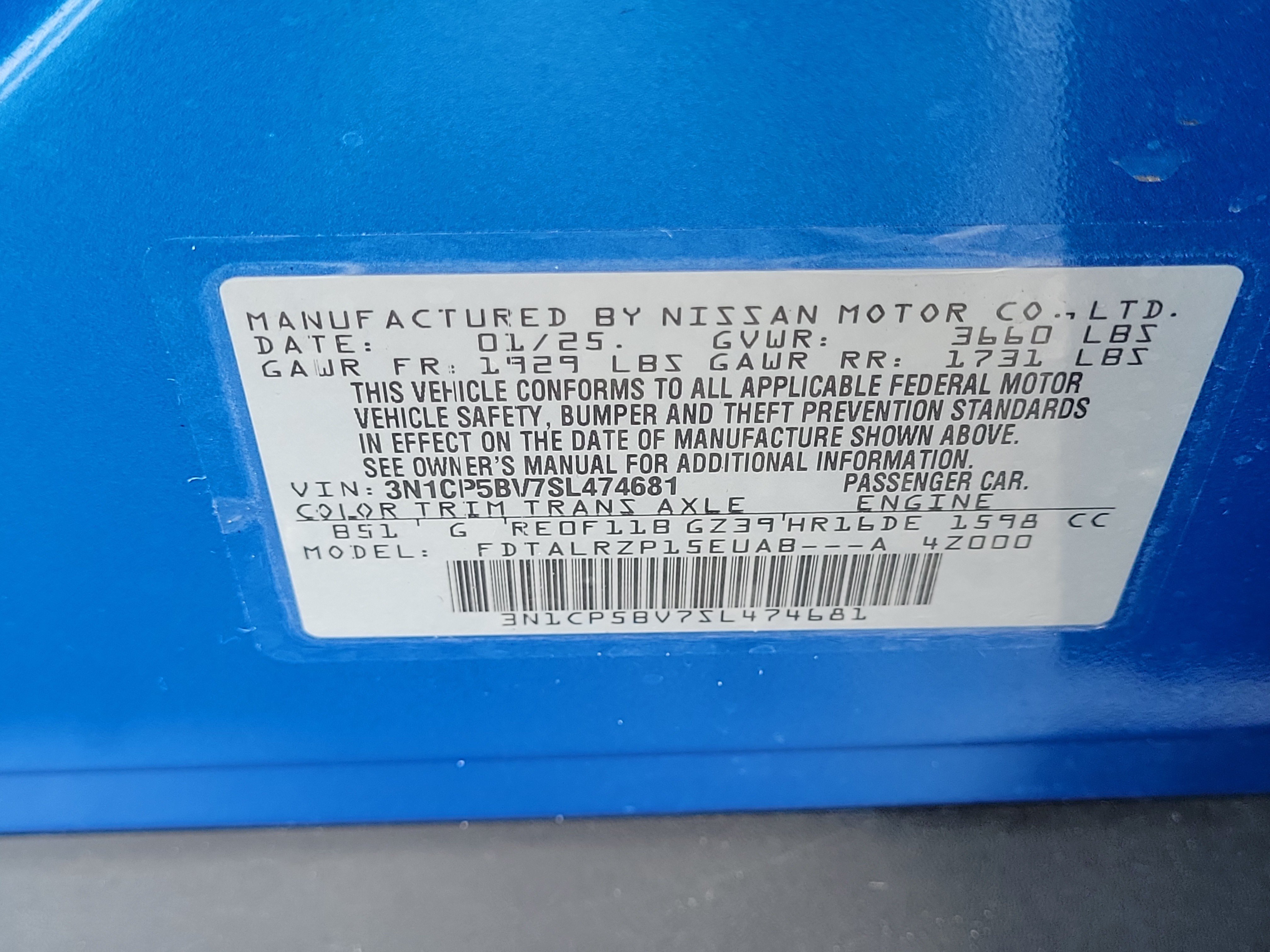 Certified 2025 Nissan Kicks Play S FWD image 24