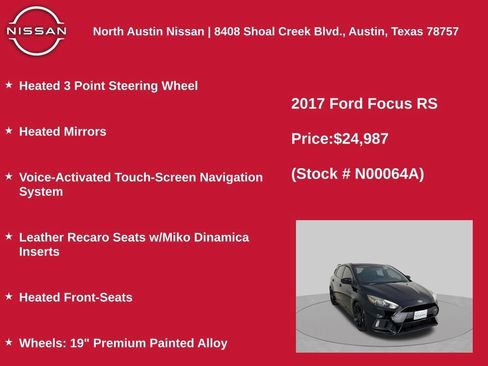Used 2017 Ford Focus RS AWD/4WD image 22