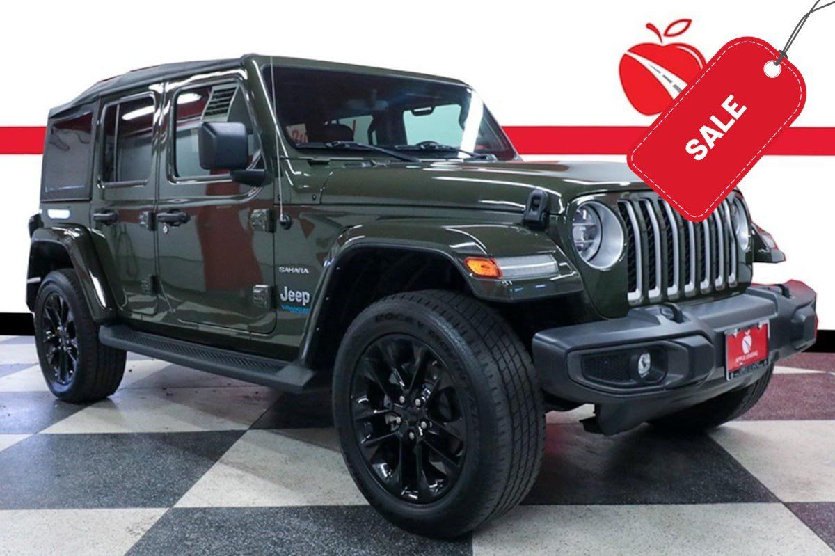 Used 2021 Jeep Wrangler Unlimited Sahara AWD/4WD image 1