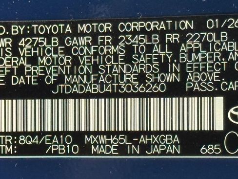 New 2026 Toyota Prius XLE image 19