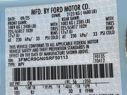 New 2025 Ford Bronco Sport Heritage w/ Convenience Package image 29