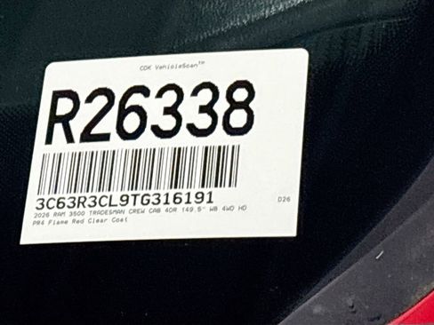 New 2026 RAM 3500 Tradesman AWD/4WD image 25