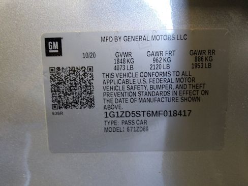 Used 2021 Chevrolet Malibu LT image 33