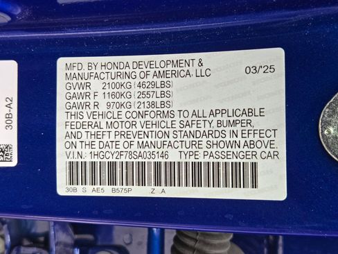 Certified 2025 Honda Accord Sport image 32