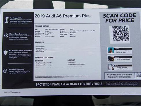 Used 2019 Audi A6 3.0T Premium Plus w/ Premium Plus Package image 29