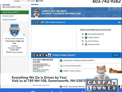 Used 2022 Jeep Compass High Altitude image 12