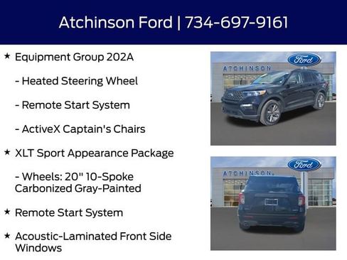 Certified 2021 Ford Explorer XLT w/ Equipment Group 202A image 12