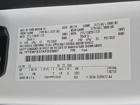 Used 2019 Ford F150 Lariat image 35