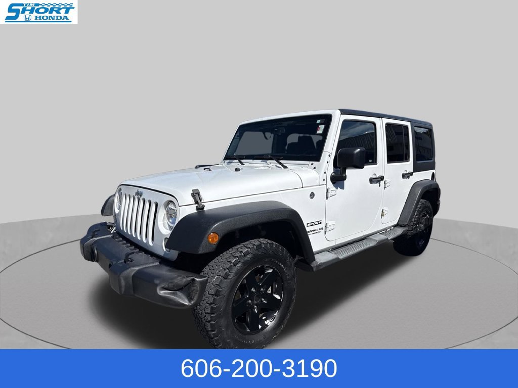 Used 2017 Jeep Wrangler Unlimited Sport w/ Quick Order Package 24S AWD/4WD 360° Tour