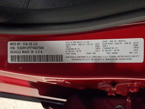 New 2026 RAM 1500 RHO AWD/4WD image 16