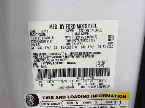 Used 2013 Ford F150 FX2 w/ Luxury Equipment Group RWD image 9