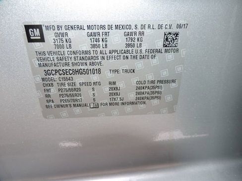 Used 2017 Chevrolet Silverado 1500 LTZ w/ Sport Package image 17