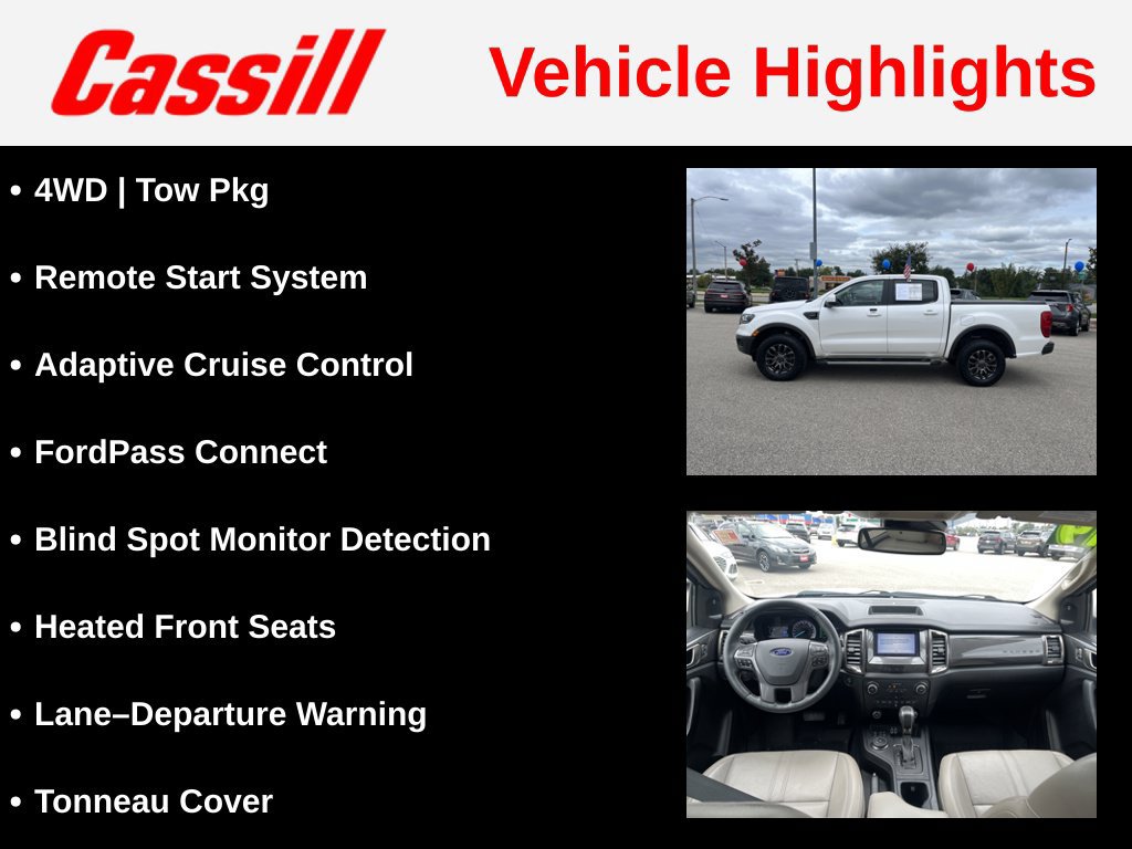 Used 2019 Ford Ranger Lariat w/ Equipment Group 501A Mid AWD/4WD image 6