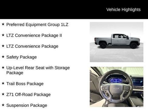 Certified 2025 Chevrolet Silverado 2500 LTZ w/ Trail Boss Package AWD/4WD image 16