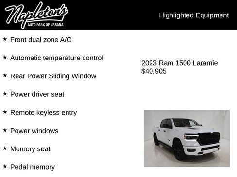Used 2023 RAM 1500 Laramie image 16