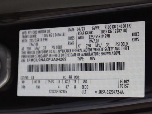 Used 2023 Ford Escape ST-Line Select w/ Tech Pack #2 AWD/4WD image 53