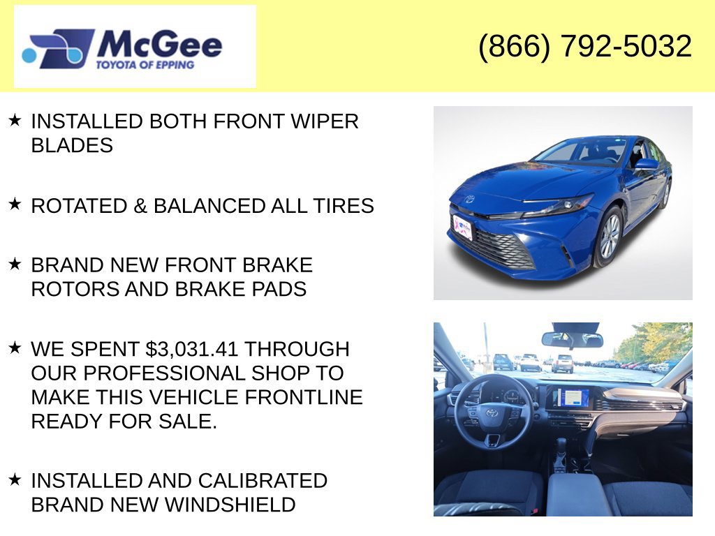 Certified 2025 Toyota Camry LE FWD image 8