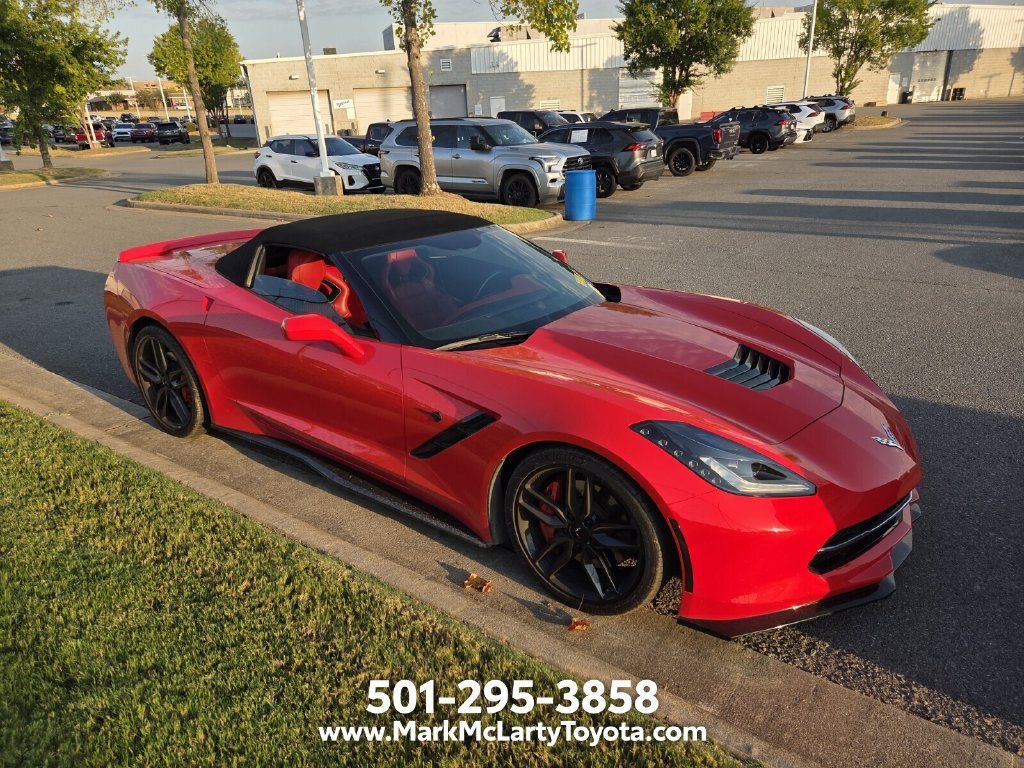 Used 2014 Chevrolet Corvette Stingray Convertible w/ 3LT Preferred Equipment Group RWD image 2